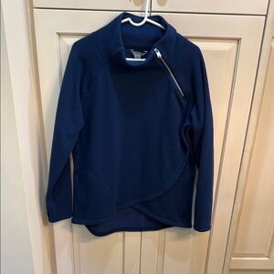 Athleta Deep Blue Zip Jacket